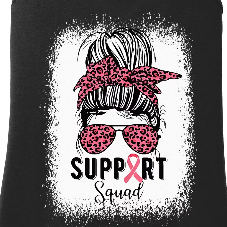 Breast Cancer Support Squad Ribbon Breast Cancer Awareness Ladies Essential Tank