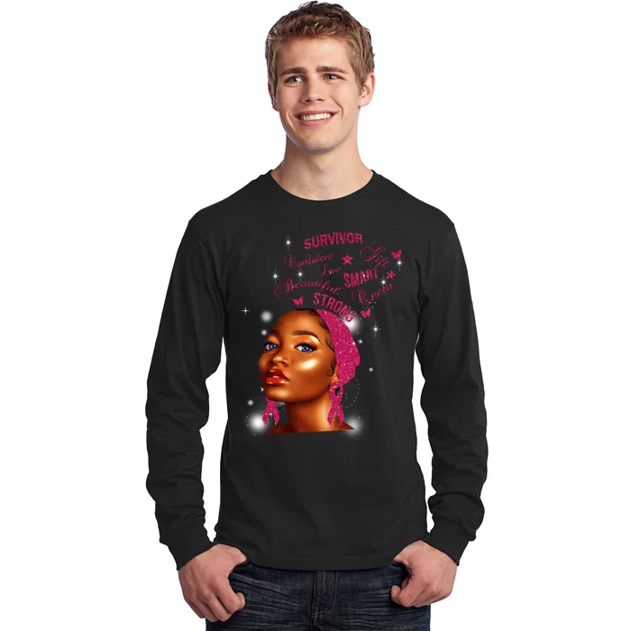 Breast Cancer Survivor Queen Long Sleeve Shirt