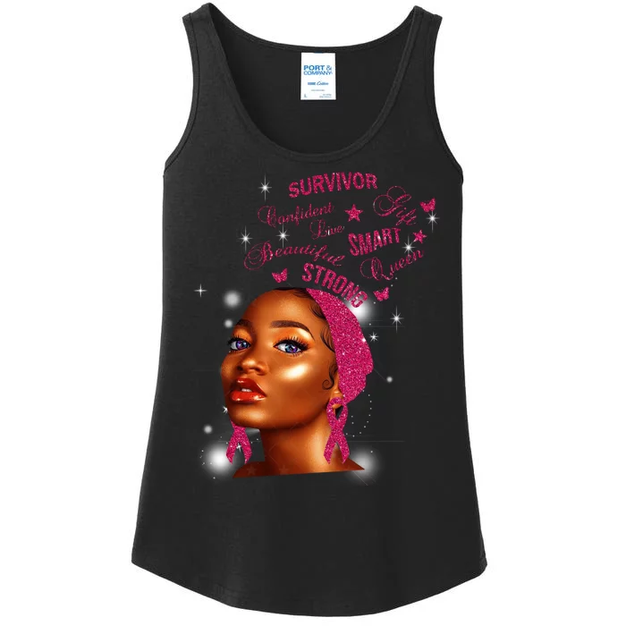 Breast Cancer Survivor Queen Ladies Essential Tank