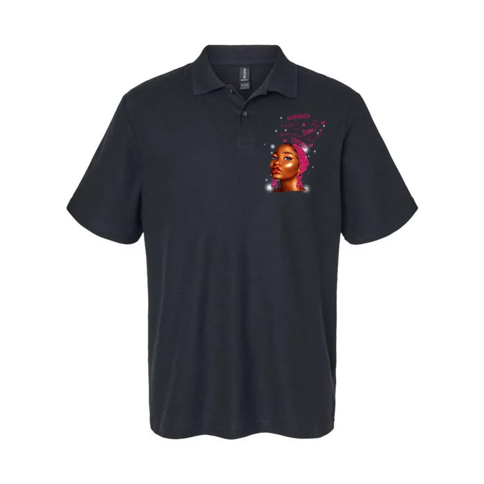 Breast Cancer Survivor Queen Softstyle Adult Sport Polo