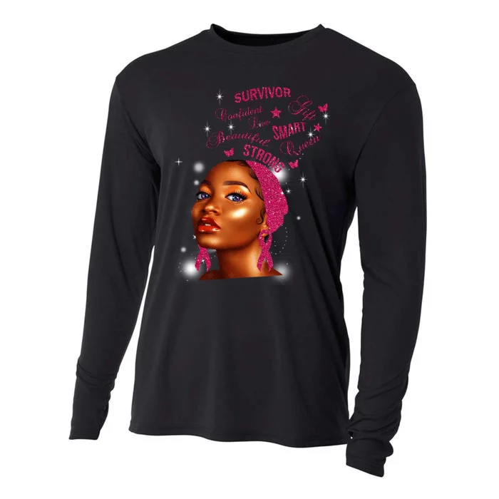 Breast Cancer Survivor Queen Cooling Performance Long Sleeve Crew