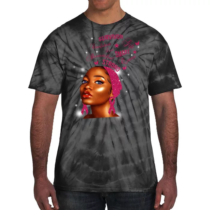 Breast Cancer Survivor Queen Tie-Dye T-Shirt