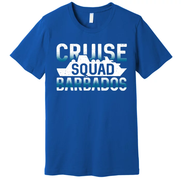 Barbados Cruise Squad Meaningful Gift Premium T-Shirt