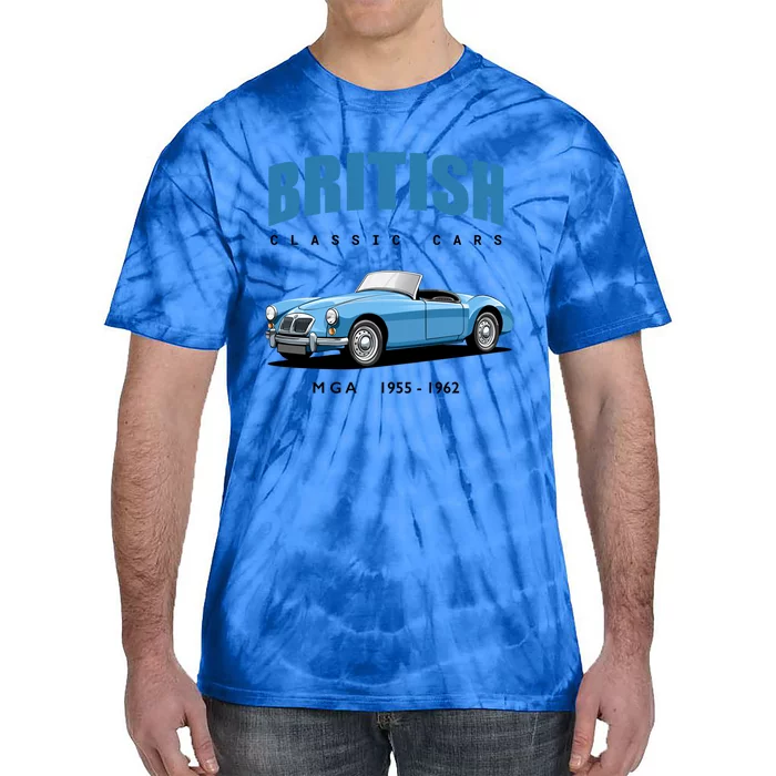 British Classic Sports Cars Cute Gift Mg Mga Gift Tie-Dye T-Shirt