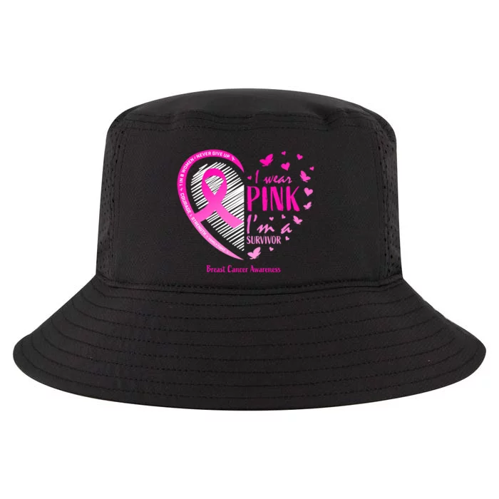 Breast Cancer Survivor Gifts Awareness Cool Comfort Performance Bucket Hat