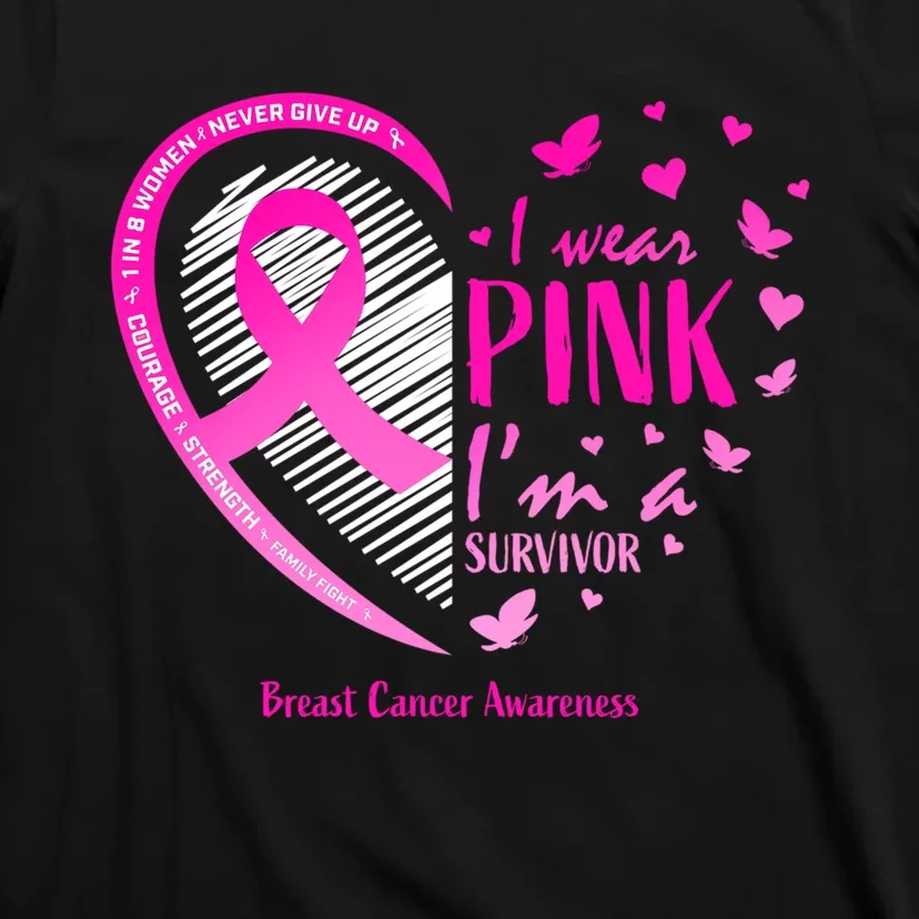 Breast Cancer Survivor Gifts Awareness T-Shirt