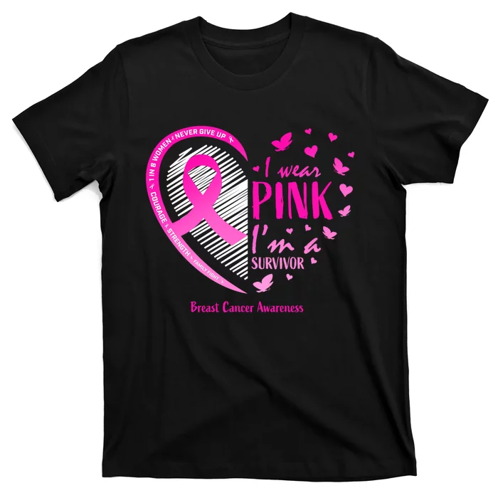 Breast Cancer Survivor Gifts Awareness T-Shirt