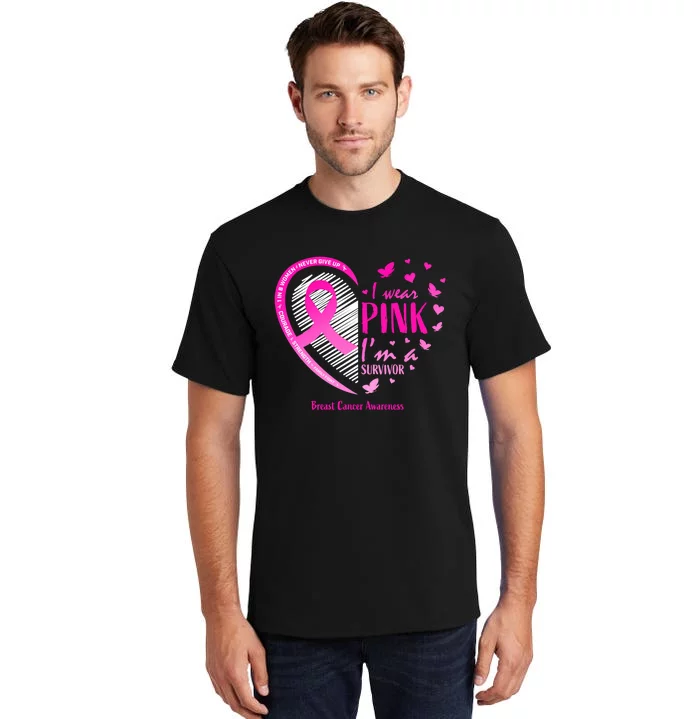 Breast Cancer Survivor Gifts Awareness Tall T-Shirt