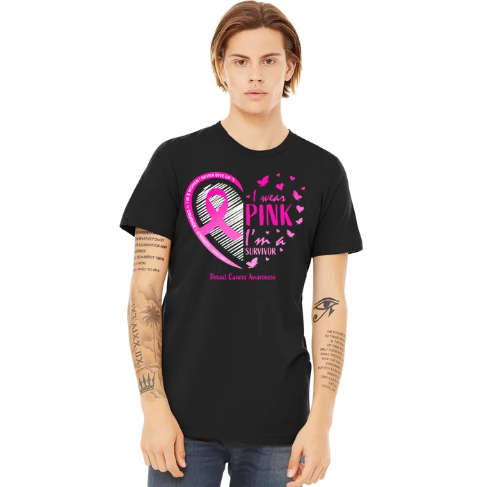 Breast Cancer Survivor Gifts Awareness Premium T-Shirt