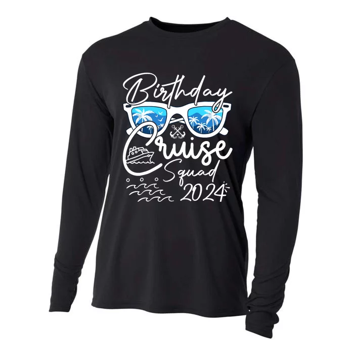 Birthday Cruise Squad Funny Birthday Party Cruise Squad 2024 Cooling Performance Long Sleeve Crew