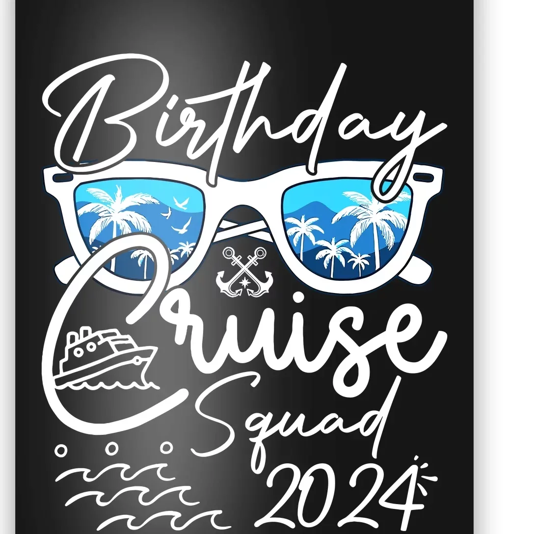 Birthday Cruise Squad Funny Birthday Party Cruise Squad 2024 Poster