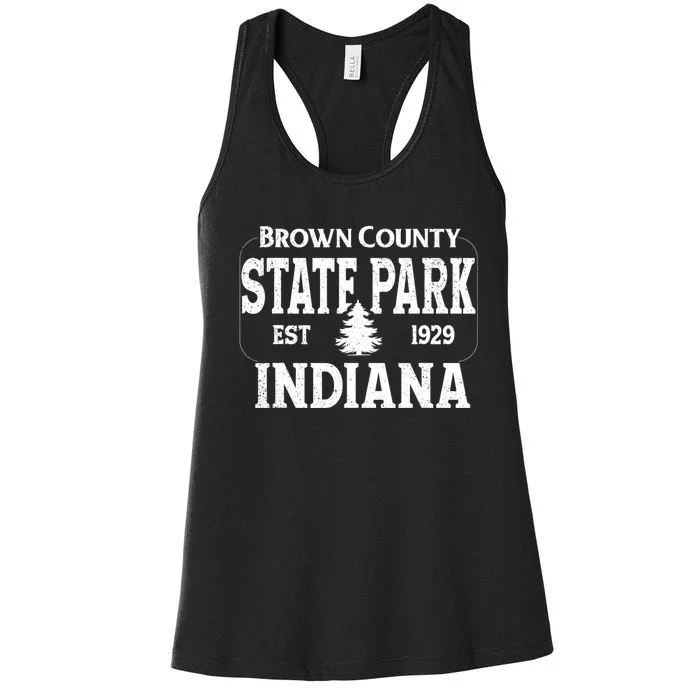 Brown County State Park Indiana Women's Racerback Tank