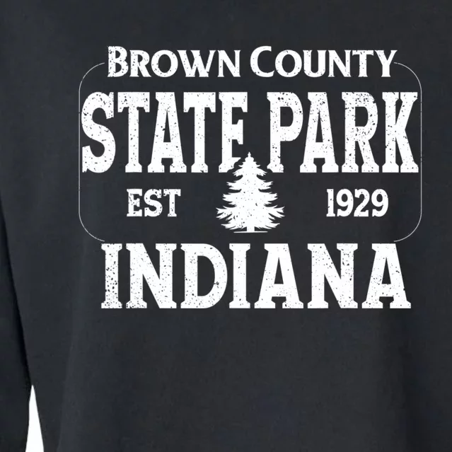 Brown County State Park Indiana Cropped Pullover Crew