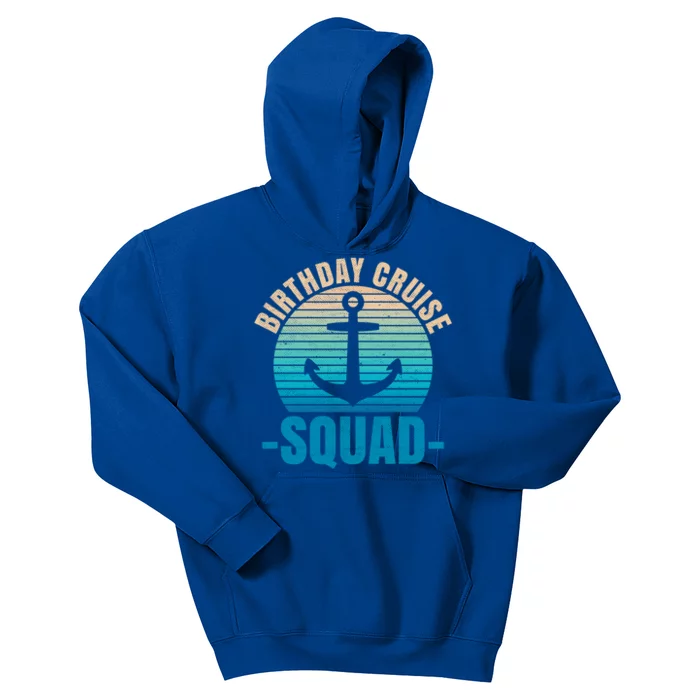 Birthday Cruise Squad Birthday Family Cruise Birthday Cruise Gift Kids Hoodie