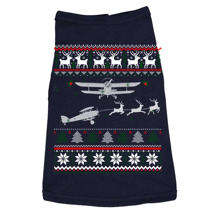 Best Christmas Thanksgiving Gift Pilots Aviation Ugly Doggie Tank