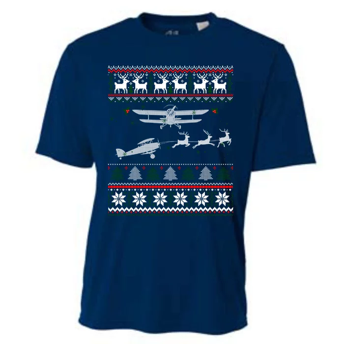 Best Christmas Thanksgiving Gift Pilots Aviation Ugly Cooling Performance Crew T-Shirt