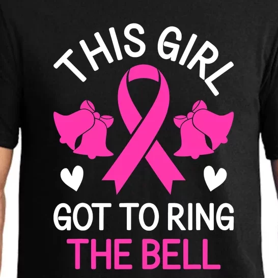 Breast Cancer This Girl Got To Ring The Bell Chemo Grad Pajama Set