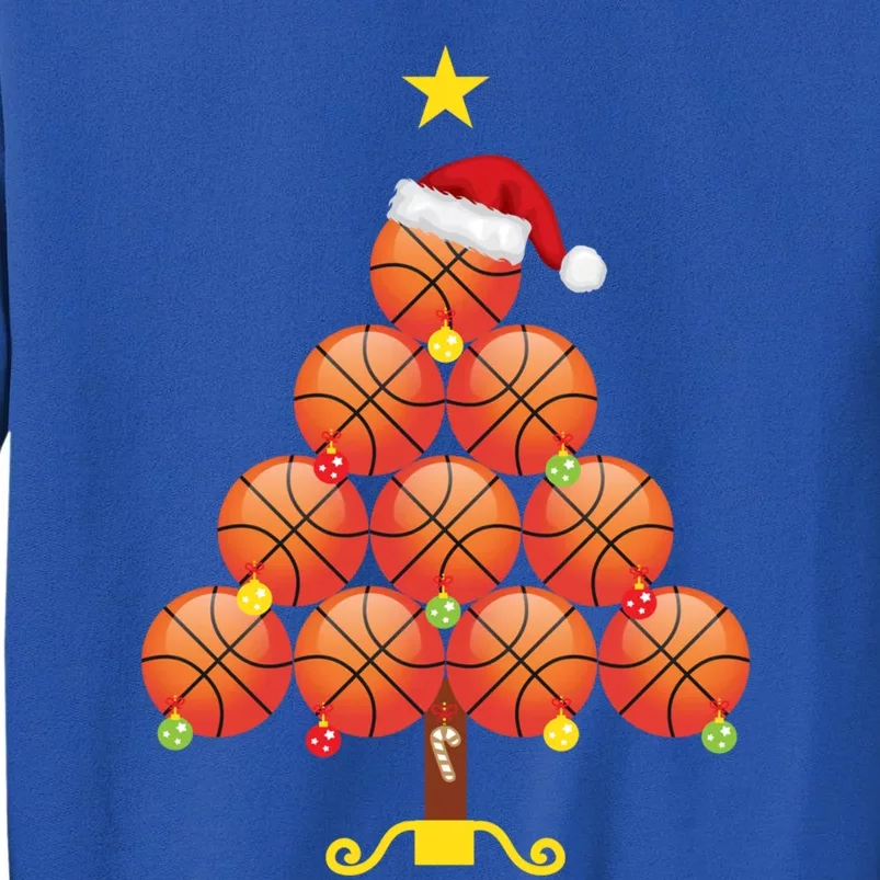 Basketball Christmas Tree Matching Family Group Holiday Gift Sweatshirt