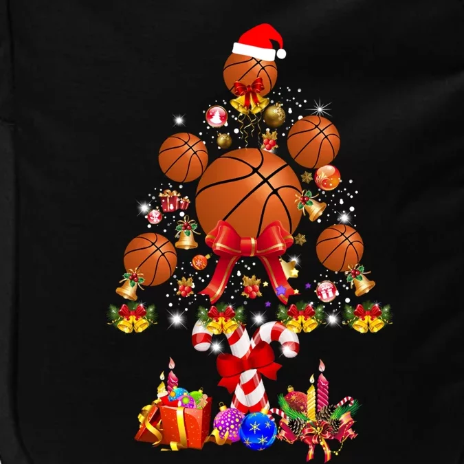 Basketball Christmas Tree Noel Costume Gift Impact Tech Backpack