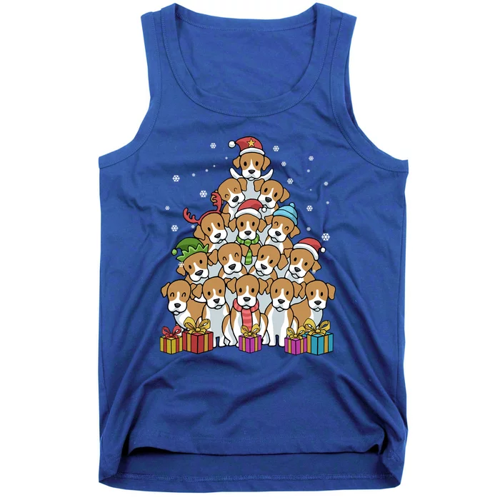 Beagle Christmas Tree Cool Gift Tank Top