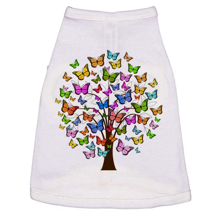 Butterfly Colorful Tree Doggie Tank