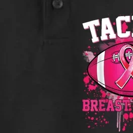 Breast Cancer Tackle Football Dry Zone Grid Performance Polo