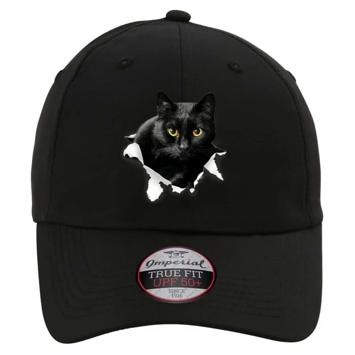 Black Cat Torn Cloth Gifts For Cat Lover, Cat Dad, Cat Mom The Original Performance Cap