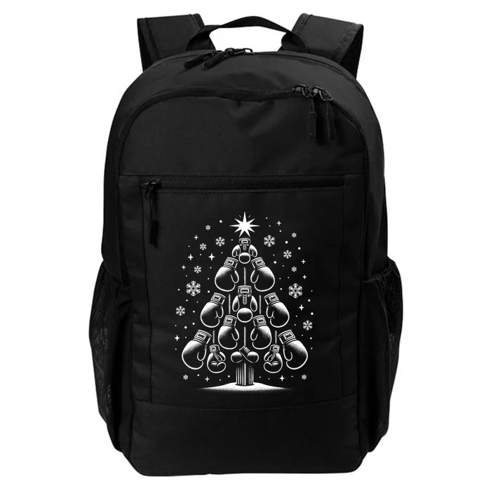 Boxing Christmas Tree For Sports Lovers Player Gift Daily Commute Backpack