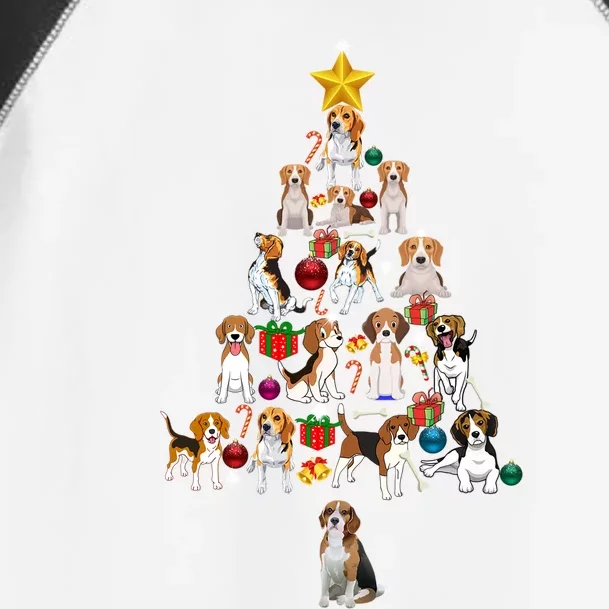 Beagle Christmas Tree Cool Gift Funny Xmas Beagle Gift Toddler Fine Jersey T-Shirt