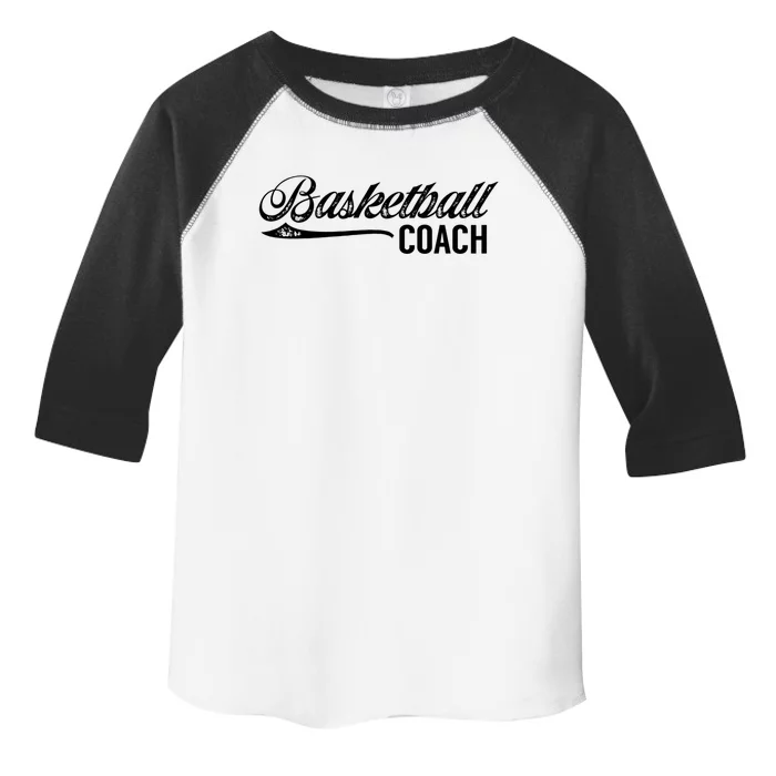 Basketball Coach Trainer Basketballer Coaching Great Gift Toddler Fine Jersey T-Shirt