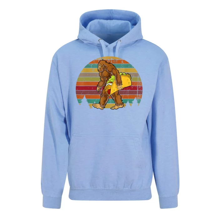 Bigfoot Carrying Taco Funny Cinco De Mayo Boy Men Sasquatch Unisex Surf Hoodie