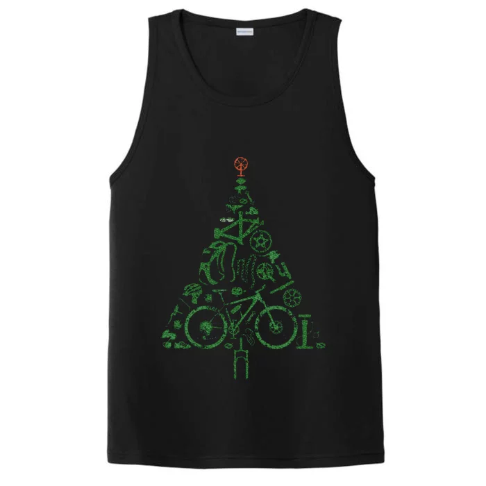 Bicycle Christmas Tree for Cyclists Road Bikes Triathlon Performance Tank