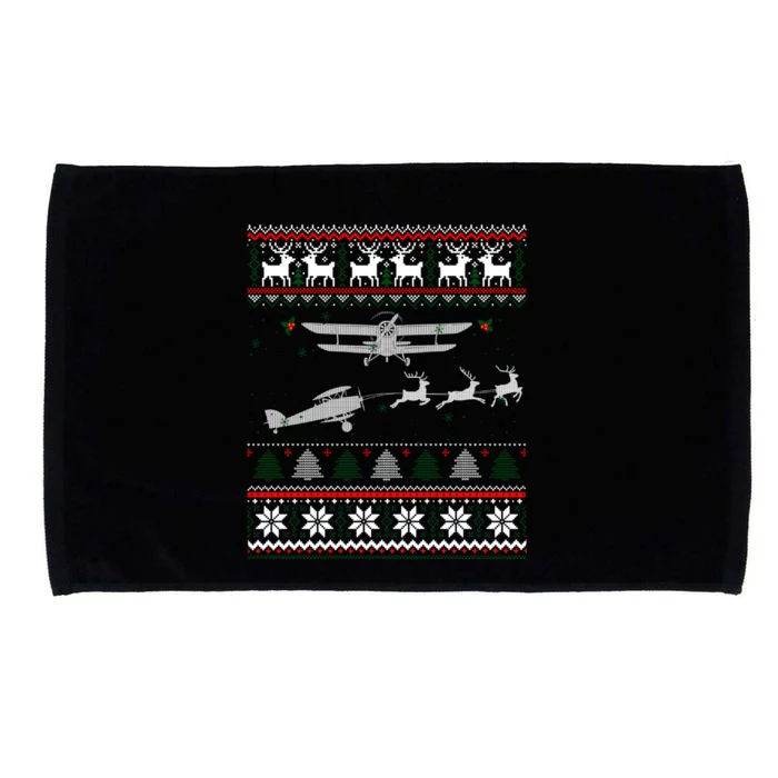 Best Christmas Thanksgiving Gift Pilots Aviation Ugly Microfiber Hand Towel