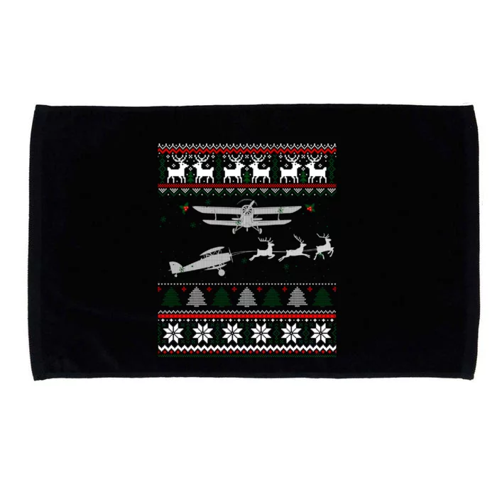 Best Christmas Thanksgiving Gift Pilots Aviation Ugly Gift Microfiber Hand Towel