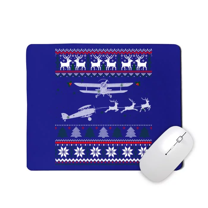 Best Christmas Thanksgiving Gift Pilots Aviation Ugly Gift Mousepad