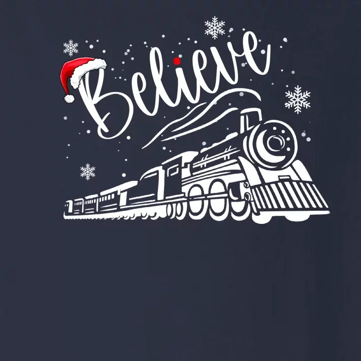 Believe Christmas Train Holiday Toddler Long Sleeve Shirt