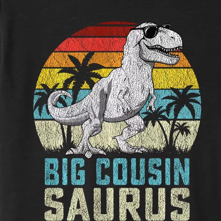 Big Cousinsaurus T Rex Dinosaur Big Cousin Saurus Family Long Sleeve ChromaSoft Performance T-Shirt