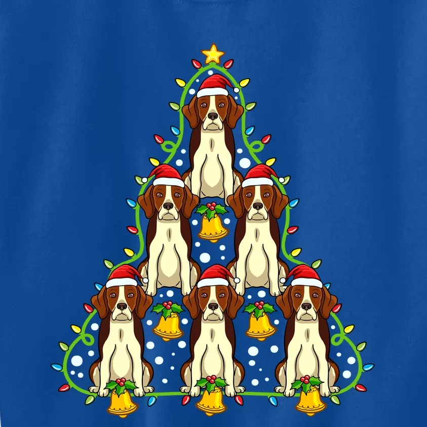 Beagle Christmas Tree Gift Xmas Gift For Beagle Lover Kids Sweatshirt