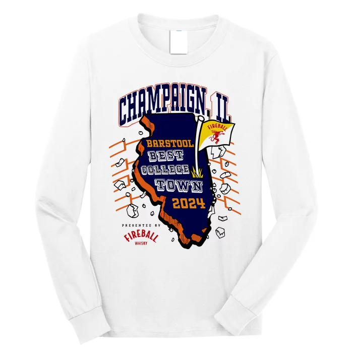 Best College Town Champaign Long Sleeve Shirt