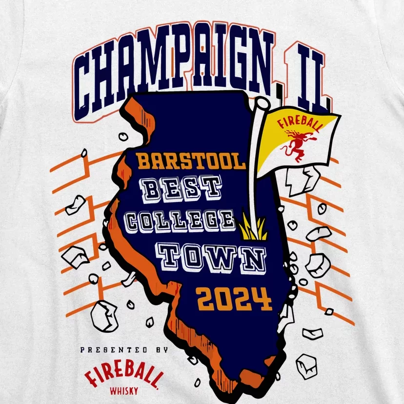 Best College Town Champaign T-Shirt