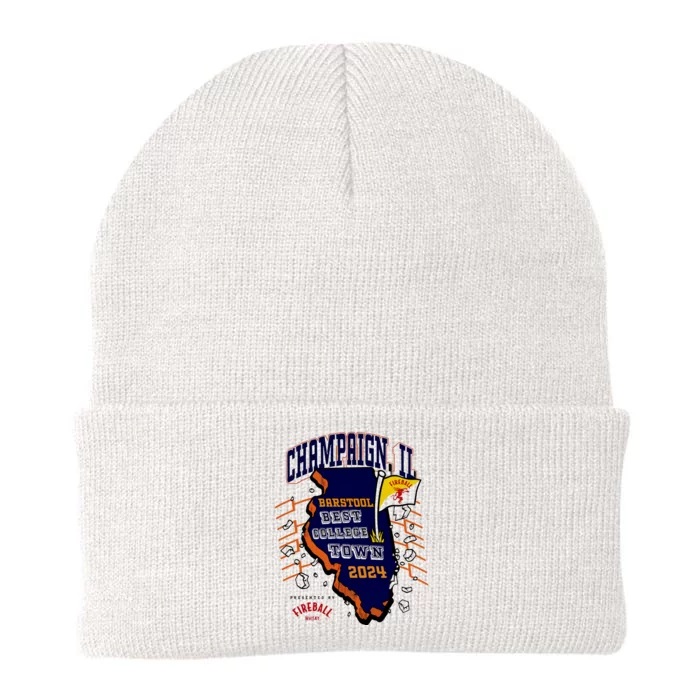 Best College Town Champaign Knit Cap Winter Beanie