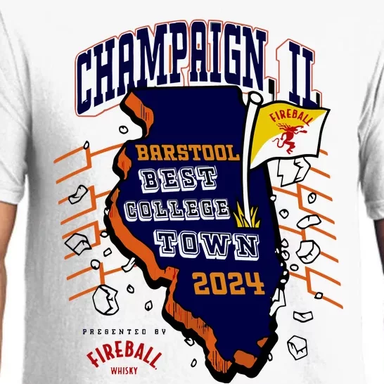 Best College Town Champaign Pajama Set