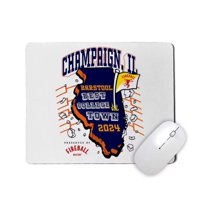 Best College Town Champaign Mousepad