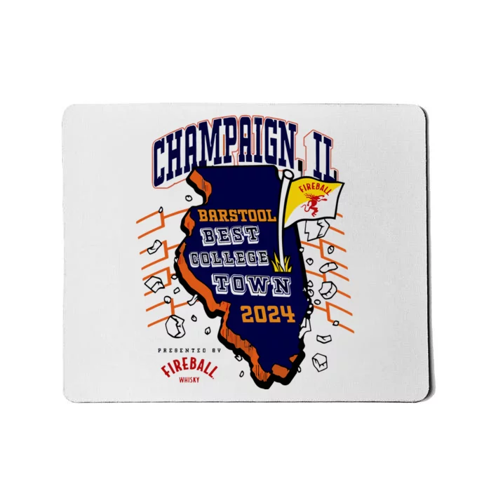 Best College Town Champaign Mousepad