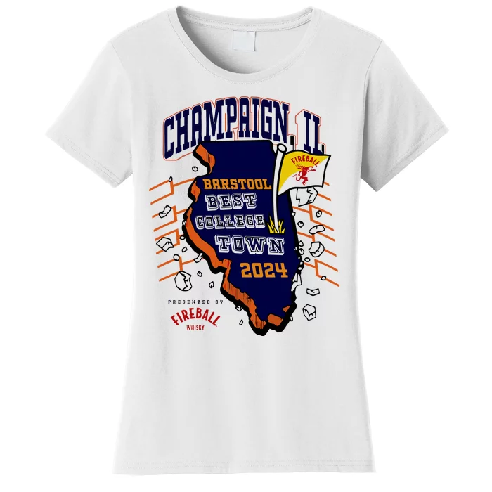 Best College Town Champaign Women's T-Shirt