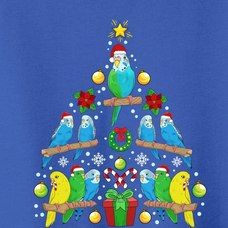 Budgie Christmas Tree Bird Christmas Present Gift Toddler T-Shirt