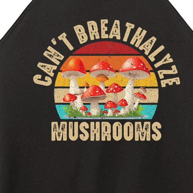 Breathalyzer Chemical Test Funny CanT Breathalyze Mushrooms Women’s Perfect Tri Rocker Tank