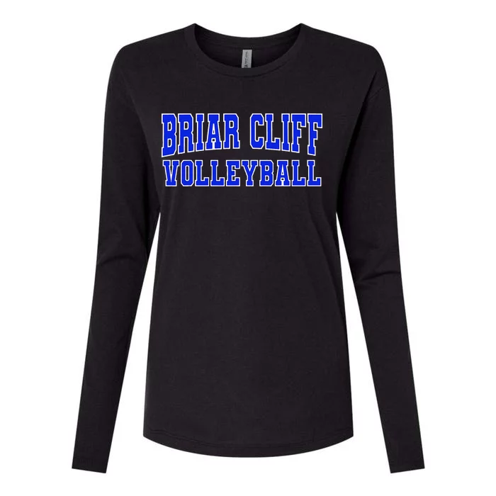 Briar Cliff University Volleyball Womens Cotton Relaxed Long Sleeve T-Shirt