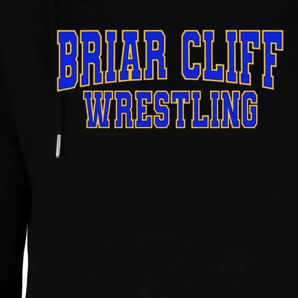 Briar Cliff University Wrestling Womens Funnel Neck Pullover Hood