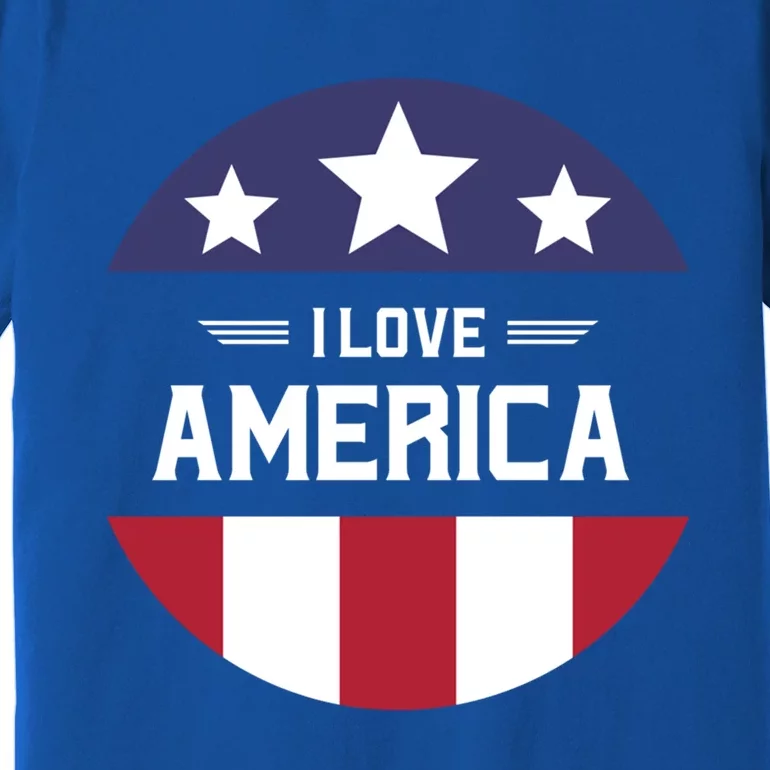 Best Country Usa American Citizen I Love America Meaningful Gift Premium T-Shirt